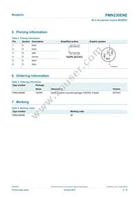 PMN230ENEX Datasheet Page 2