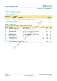 PMN23UN Datasheet Page 3