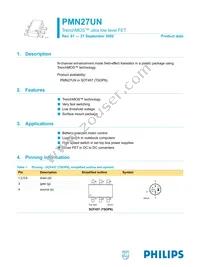 PMN27UN Datasheet Page 2