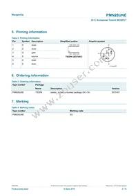 PMN28UNEX Datasheet Page 2