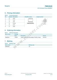 PMN30UNX Datasheet Page 2