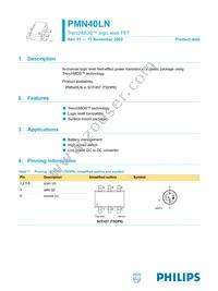 PMN40LN Datasheet Page 2