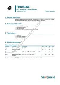 PMN55ENEX Datasheet Cover