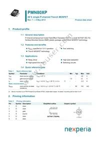 PMN80XP Datasheet Cover