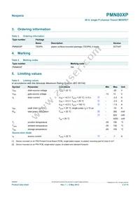 PMN80XP Datasheet Page 2