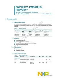 PMP4201Y/DG/B2 Datasheet Page 2