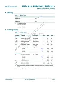 PMP4201Y/DG/B2 Datasheet Page 4