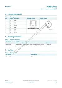 PMPB12UNEX Datasheet Page 2