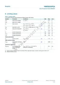 PMPB20XPEAX Datasheet Page 3