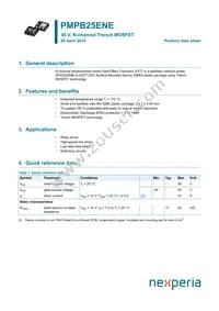 PMPB25ENEX Datasheet Cover