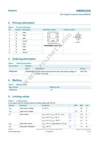 PMPB33XN Datasheet Page 2