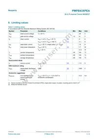 PMPB43XPEAX Datasheet Page 3