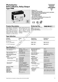 PMR10RI Datasheet Cover