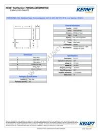 PMR205AC6470M047R30 Datasheet Cover