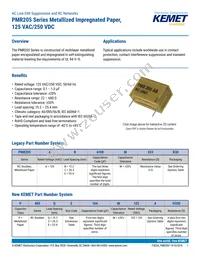 PMR205AC6470M220R30 Datasheet Cover