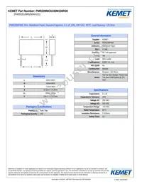 PMR209MC6100M100R30 Datasheet Cover