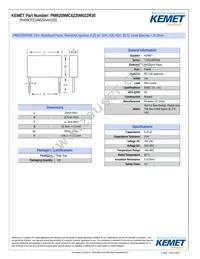 PMR209MC6220M022R30 Datasheet Cover