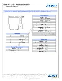 PMR209MC6220M220R30 Datasheet Cover