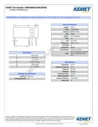 PMR209ME6470M100R30 Datasheet Cover