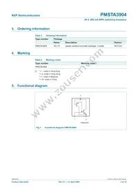 PMSTA3904 Datasheet Page 2