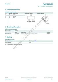 PMV130ENEAR Datasheet Page 2