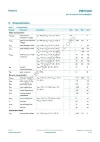 PMV16XNR Datasheet Page 6