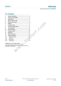 PMV16XNR Datasheet Page 15