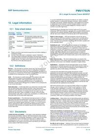 PMV170UN Datasheet Page 12