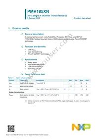 PMV185XN Datasheet Page 2