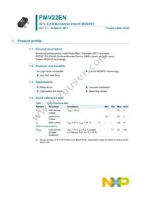 PMV22EN Datasheet Page 2