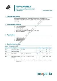 PMV230ENEAR Datasheet Cover