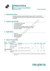 PMV27UPEAR Datasheet Cover