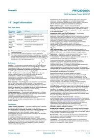 PMV280ENEAR Datasheet Page 14