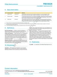 PMV30UN Datasheet Page 12