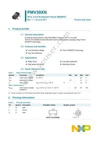 PMV30XN Datasheet Page 2