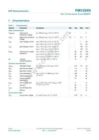 PMV30XN Datasheet Page 6