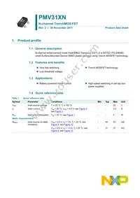 PMV31XN Datasheet Page 2