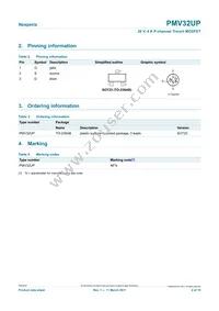 PMV32UP Datasheet Page 2