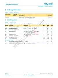 PMV40UN Datasheet Page 3