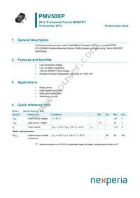 PMV50XPR Datasheet Cover