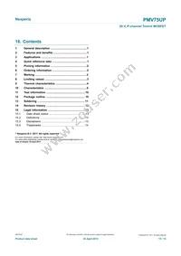 PMV75UP Datasheet Page 15