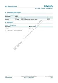 PMV90EN Datasheet Page 3