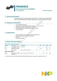 PMXB56ENZ Datasheet Page 2