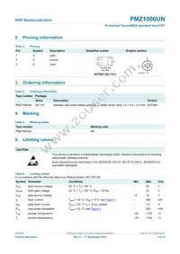 PMZ1000UN Datasheet Page 3