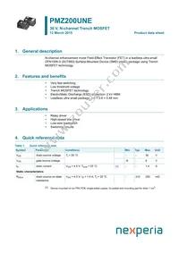 PMZ200UNEYL Datasheet Cover