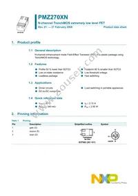 PMZ270XN Datasheet Page 2