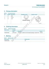 PMZ290UNE2YL Datasheet Page 2