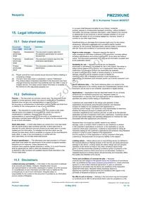 PMZ290UNEYL Datasheet Page 12