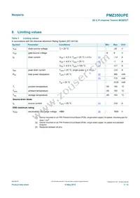 PMZ350UPEYL Datasheet Page 3