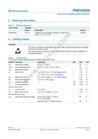 PMZ350XN Datasheet Page 3